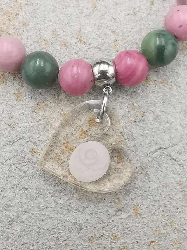 BPO.011 Bracelet rhodonite, jade