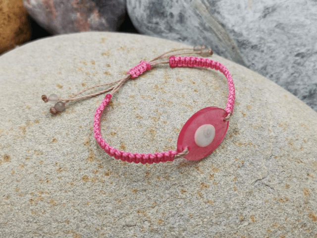BCO-005 Bracelet ovale rose 