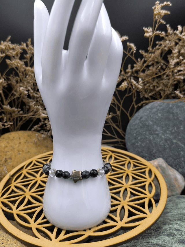 BP.028 Bracelet étoile pyrite 